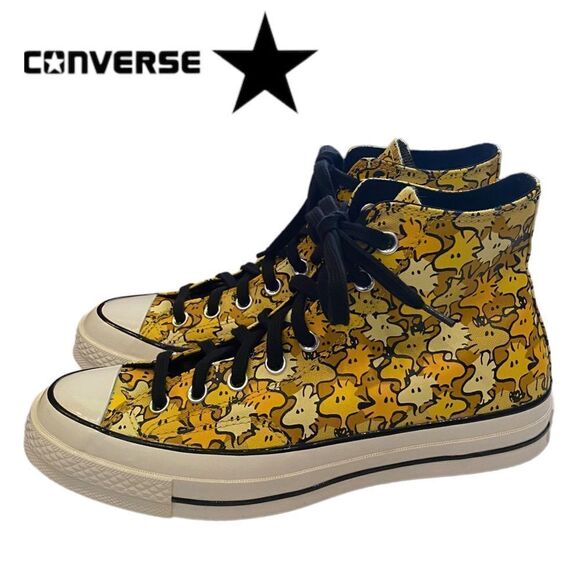 NEW Converse Chuck 70 Peanuts Woodstock High Top Sneakers 10 11 12 - Picture 2 of 9